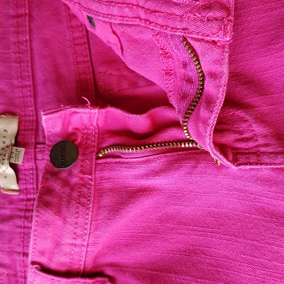 Sanctuary Hot Pink Cropped Skinny Jeans 29 - Picture 8 of 12